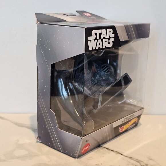 Hot Wheels Star Wars Starships Select Darth Vader's Tie Advanced 1:50 Scale Vehi - Picture 3 of 6